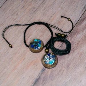 Conjunto Trisquel (Collar y Pulsera)